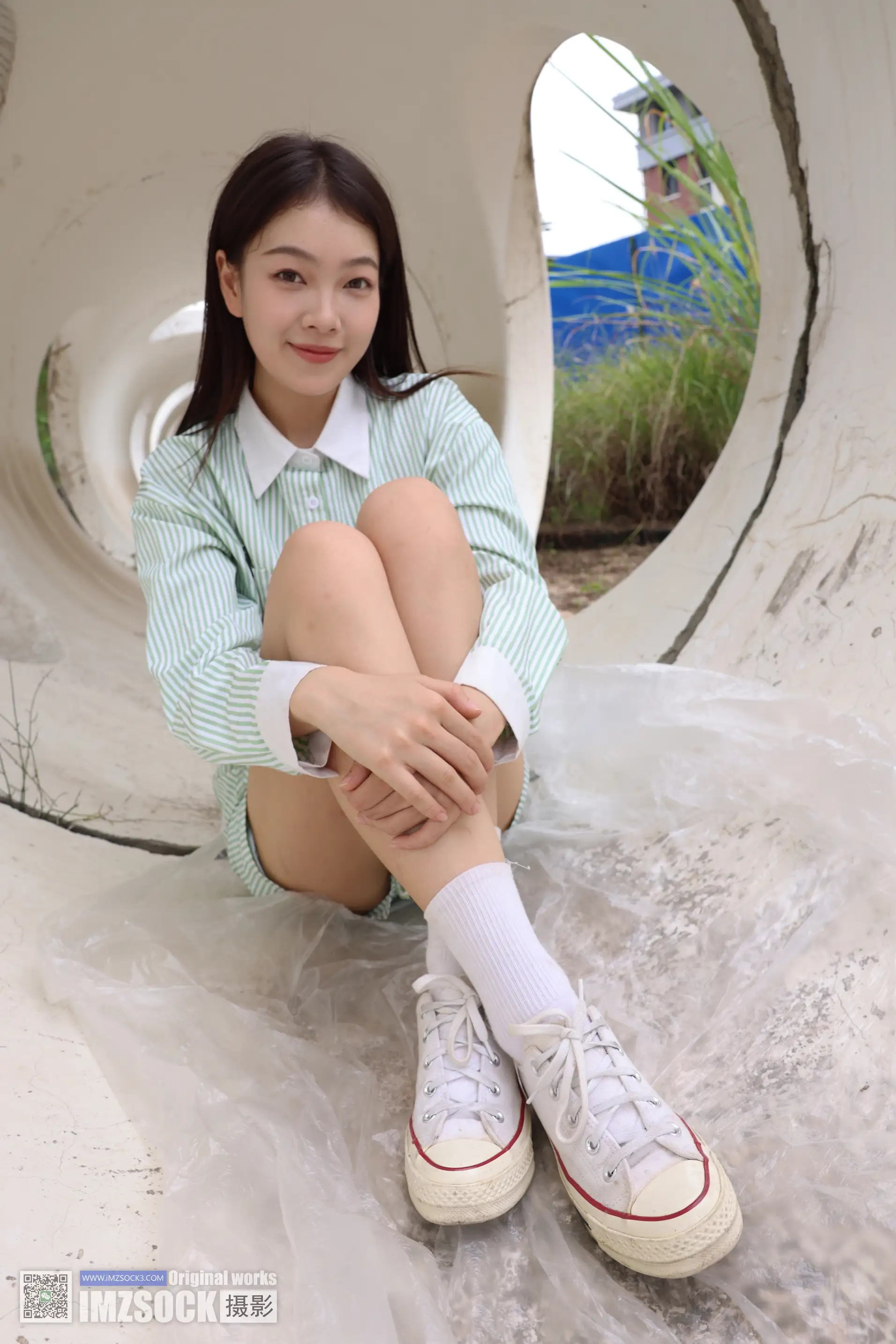 [Mzsock] Love beautiful feet NO.243 coriander#[74P]-30